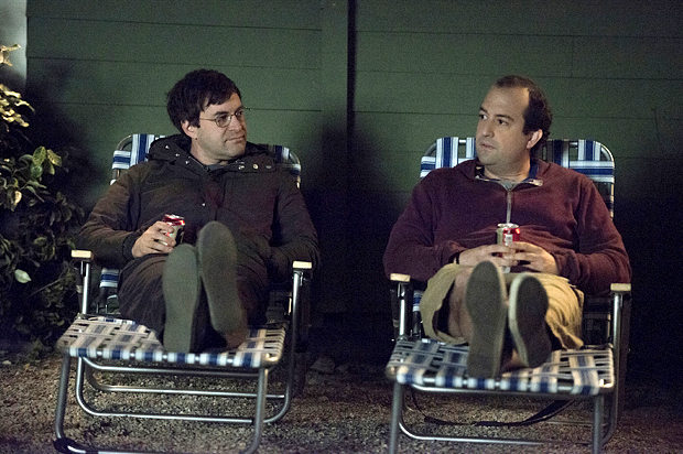 Mark Duplass and Steve Zissis in "Togetherness" (HBO/Prashant Gupta)