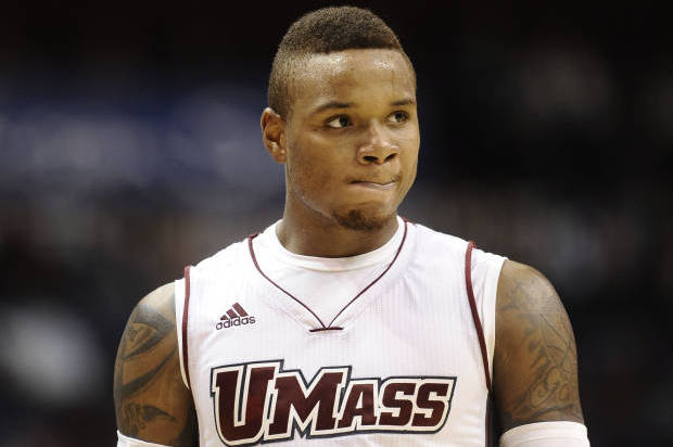 Derrick Gordon became the first openly gay player in NCAA Division I men's basketball in 2014 (AP/Jessica Hill, F)
