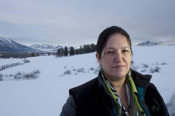 Marilyn Baptiste in Xeni, Nemiah Valley (Goldman Environmental Prize)