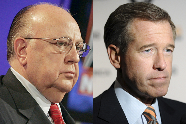 Roger Ailes, Brian Williams (Reuters/Fred Prouser/AP/Evan Agostini)
