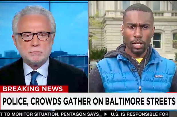 Wolf Blitzer, DeRay McKesson (CNN)