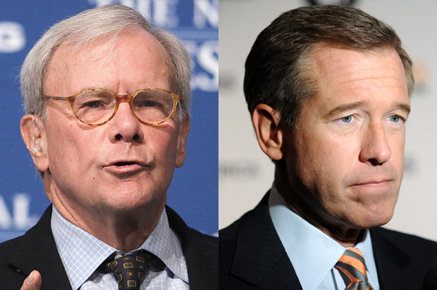 Tom Brokaw, Brian Williams (AP/Pablo Martinez Monsivais/Evan Agostini)