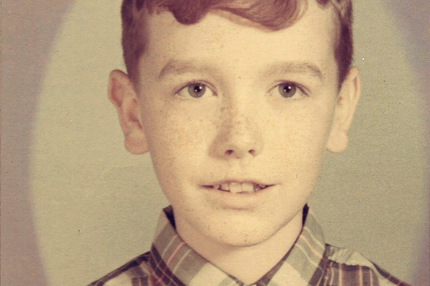 A photo of the author as a young boy
