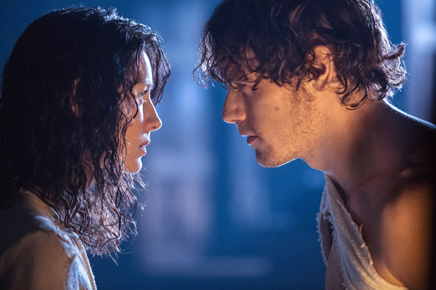 Caitriona Balfe and Sam Heughan in "Outlander" (Sony Pictures Television Inc.)