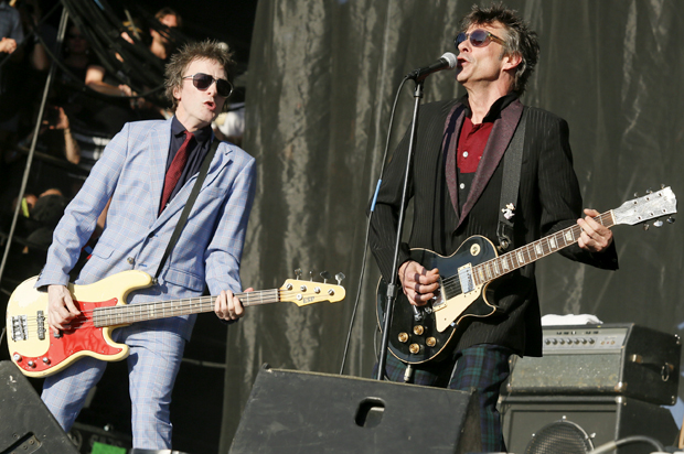 The Replacements' Tommy Stinson and Paul Westerberg (AP/Jack Plunkett)