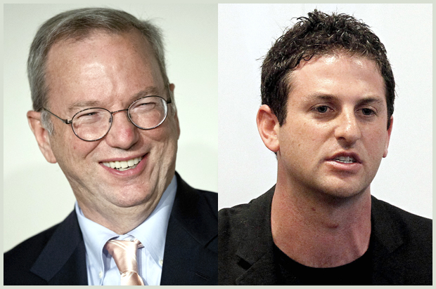 Eric Schmidt, Jared Cohen (AP/Daniel Ochoa de Olza/Peter Morrison)