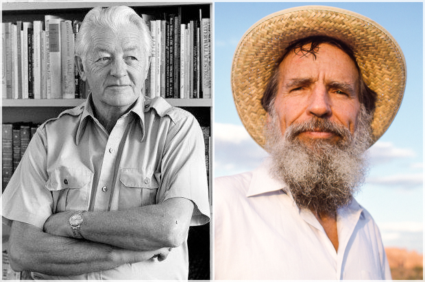 Wallace Stegner, Edward Abbey (Chuck Painter/Stanford News Service; Susan Lapides)