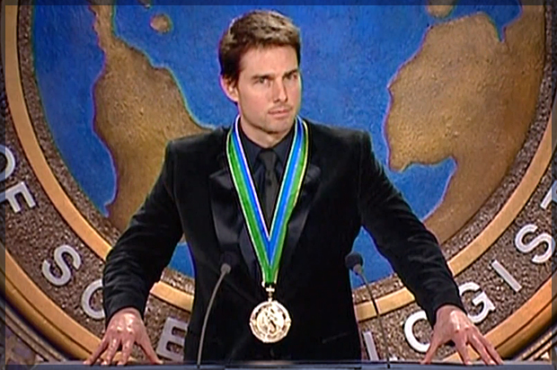 Tom Cruise, in a still from "Going Clear: Scientology and the Prison of Belief" (HBO)