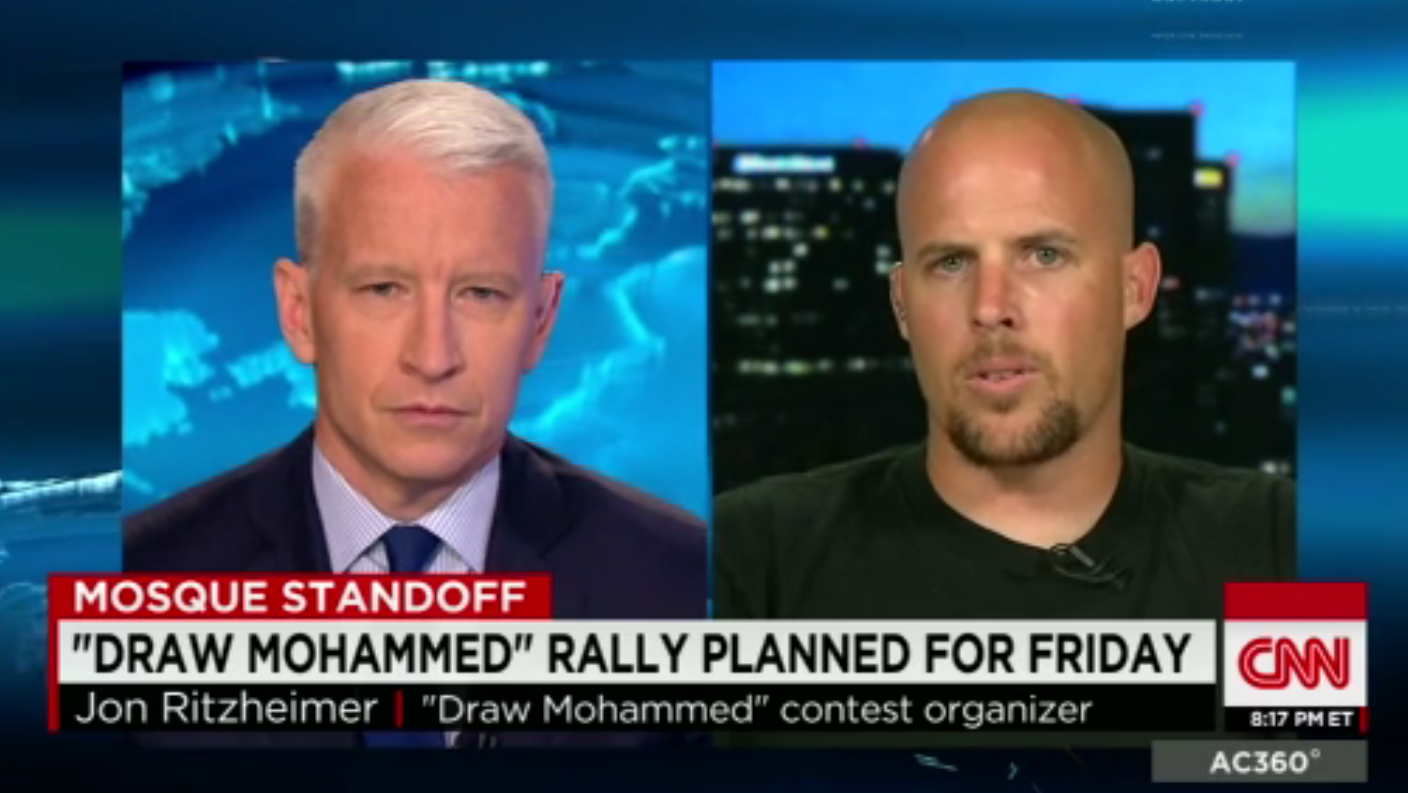 Anderson Cooper and Jon Ritzheimer (CNN)
