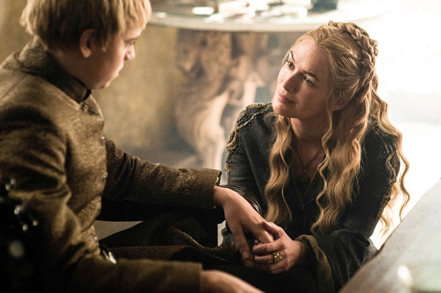 Dean-Charles Chapman and Lena Headey in "Game of Thrones" (HBO)