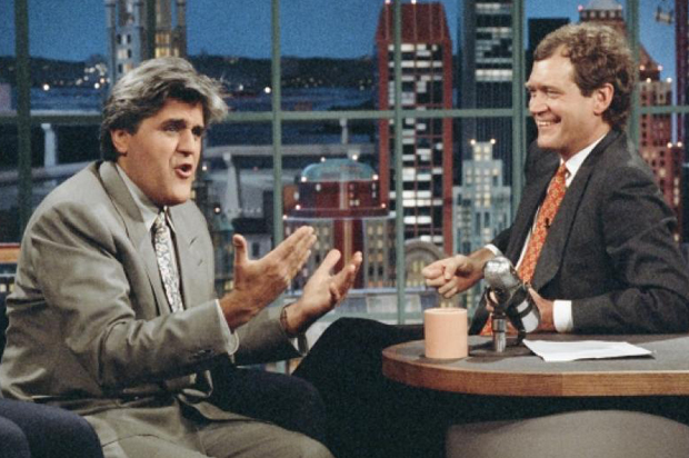 Jay Leno, David Letterman (NBC)