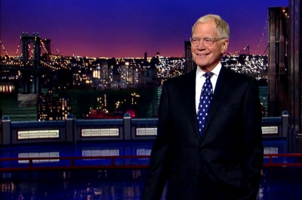 David Letterman's final "The Late Show." (CBS)