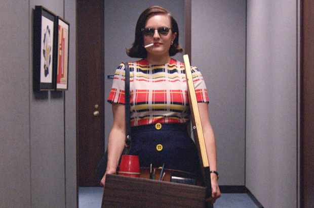 Elisabeth Moss in "Mad Men" (AMC)