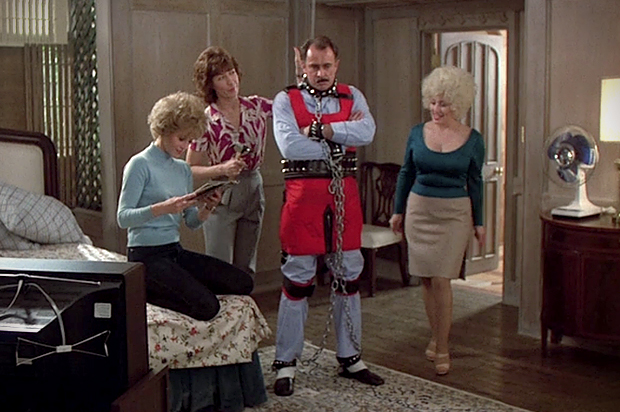 Jane Fonda, Lily Tomlin, Dabney Coleman and Dolly Parton in "Nine to Five" (Twentieth Century Fox)