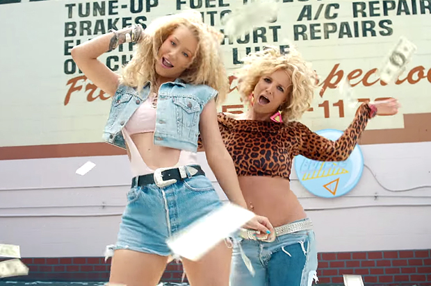 Iggy Azalea and Britney Spears in "Pretty Girls"