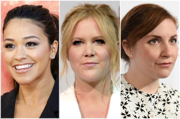 Gina Rodriguez, Amy Schumer, Lena Dunham (Reuters/Danny Moloshok/Phil McCarten/AP/Richard Shotwell)