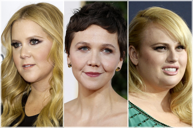 Amy Schumer, Maggie Gyllenhaal, Rebel Wilson (Reuters/Steve Marcus/Mario Anzuoni/Kevork Djansezian)