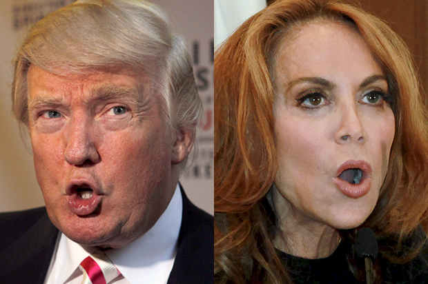 Donald Trump, Pam Geller (Reuters/Keith Bedford/AP/David Karp)