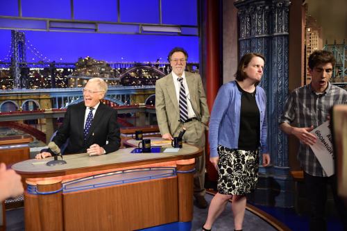 David Letterman hosts his final broadcast of the Late Show with David Letterman (John Paul Filo/CBS)