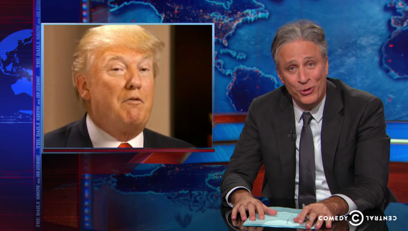 Donald Trump, Jon Stewart (Comedy Central)