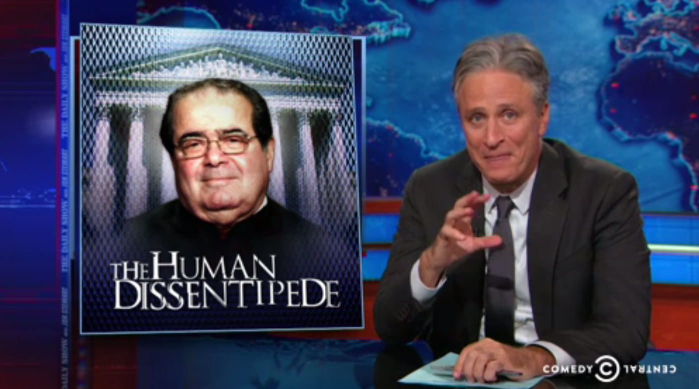 Antonin Scalia, Jon Stewart (Comedy Central)
