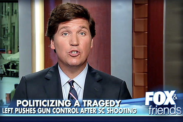 Tucker Carlson on "Fox & Friends" (Fox News)