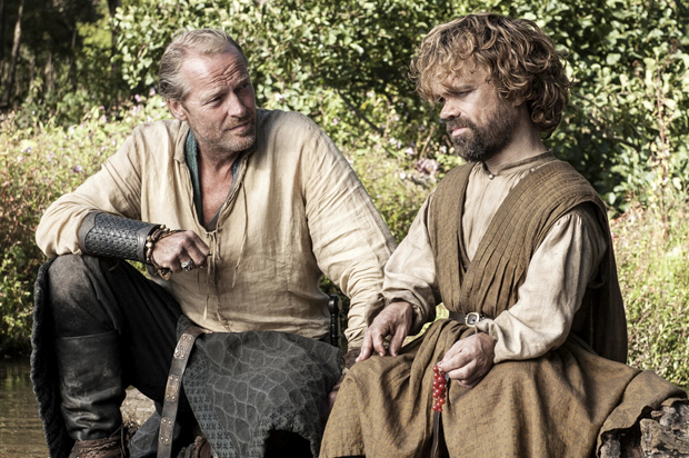 Iain Glen and Peter Dinklage in "Game of Thrones" (HBO/Helen Sloan)