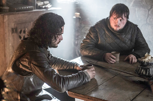 Kit Harington and John Bradley in "Game of Thrones" (HBO/Helen Sloan)