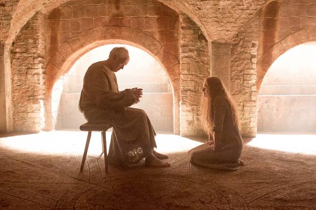 Jonathan Pryce and Lena Headey in "Game of Thrones" (HBO)