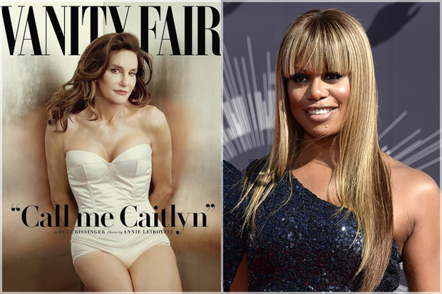 Caitlyn Jenner, Laverne Cox (Reuters/Kevork Djansezian)