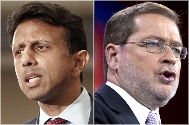 Bobby Jindal, Grover Norquist (AP/Jim Cole/Carolyn Kaster)