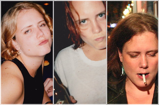 Photos of the author in boozier times.