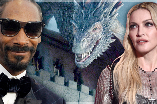 Snoop Dogg, Madonna (AP/Reuters/Mario Anzuoni/John Shearer/HBO/Photo montage by Salon)