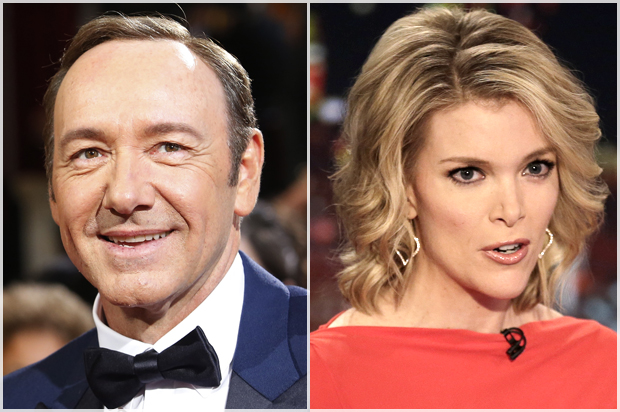 Kevin Spacey, Megyn Kelly (Reuters/Adrees Latif/AP/Frank Franklin Ii)