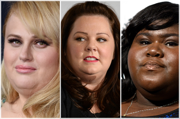 Rebel Wilson, Melissa McCarthy, Gabourey Sidibe (AP/Evan Agostini/Richard Shotwell)