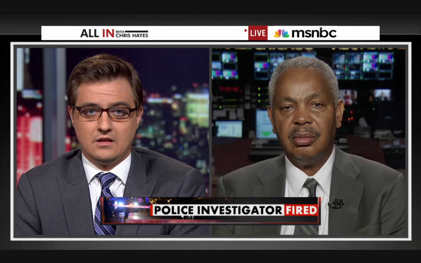 Chris Hayes, Lorenzo Davis (MSNBC)
