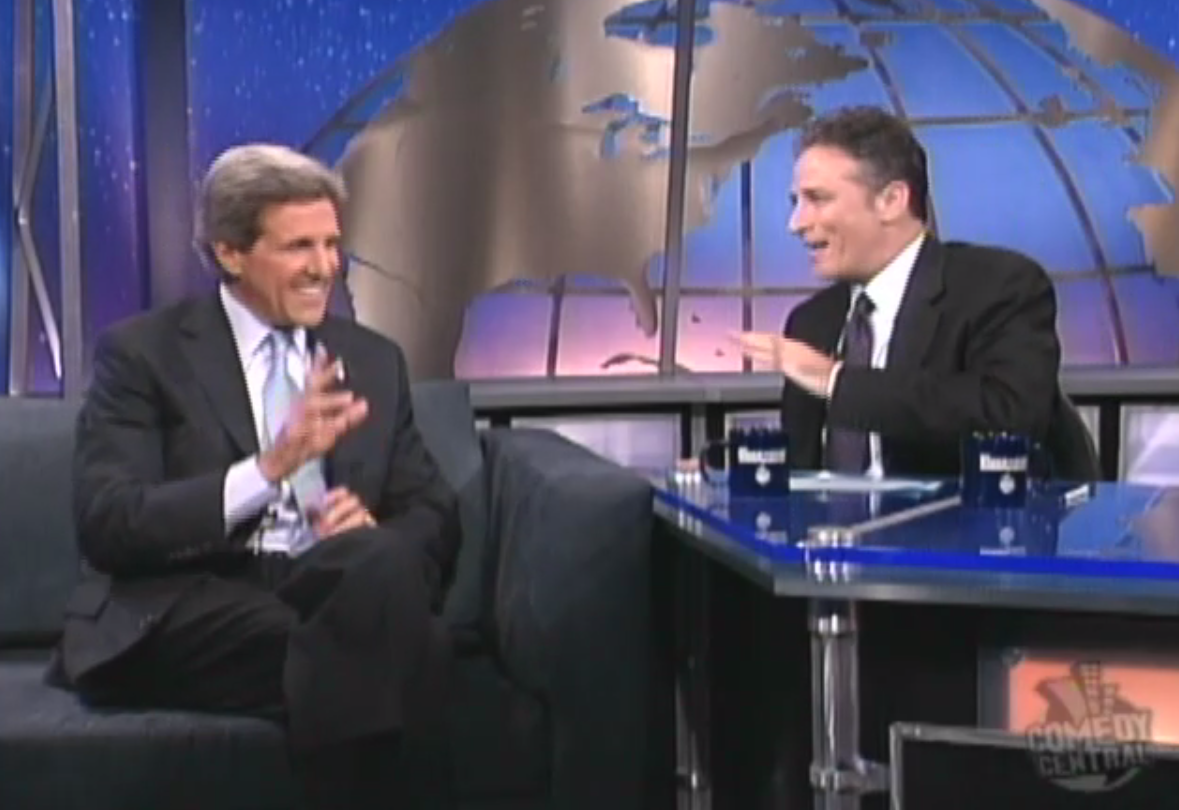 John Kerry, Jon Stewart (Comedy Central)