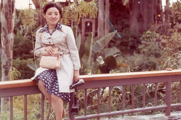 A photo of the author's mother