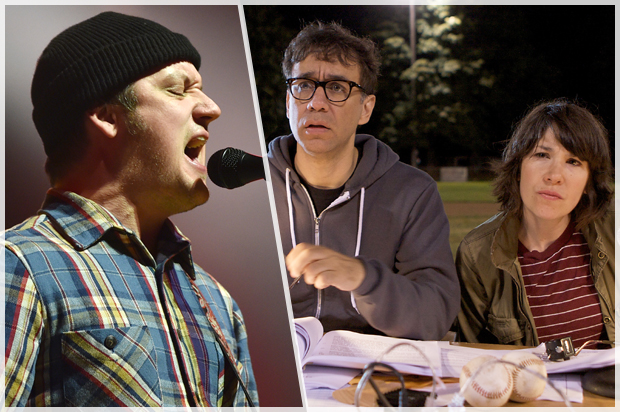 Isaac Brock; Fred Armisen and Carrie Brownstein in "Portlandia" (AP/John Shearer?IFC)