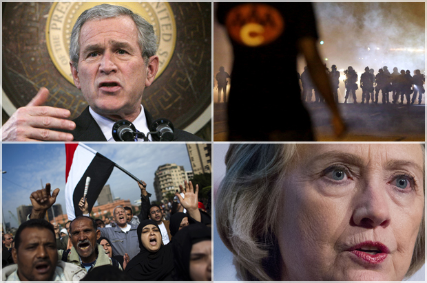 (AP/Reuters/Jim Young/Emilio Morenatti/Jin Lee/Jeff Roberson)