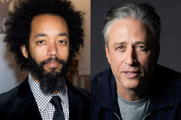Wyatt Cenac, Jon Stewart (AP/Charles Sykes/Victoria Will)