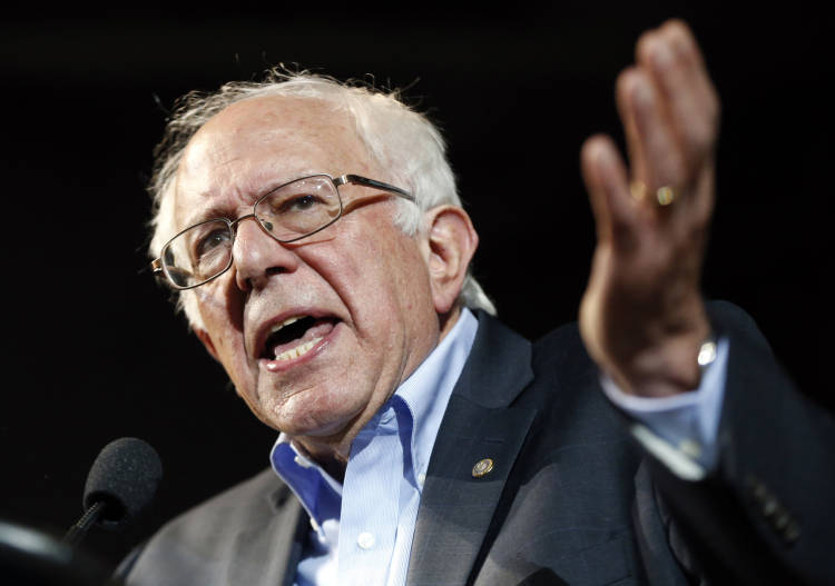 In this July 6,2015, photo, Democratic presidential candidate Sen. Bernie Sanders, I-Vt., speaks at a campaign rally in Portland, Maine. Sanders is packing 'em in: 10,000 people in Madison, Wisconsin. More than 2,500 in Council Bluffs, Iowa. Another 7,500 this week in Portland. The trick for the independent senator from Vermont is to turn all that excitement into something more than a summer fling.( (AP Photo/Robert F. Bukaty) (AP)
