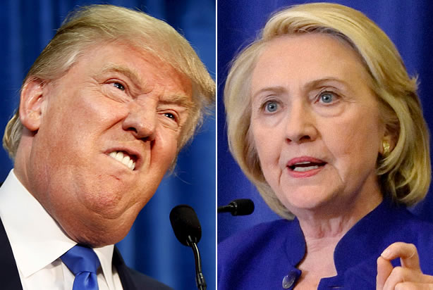 Donald Trump and Hillary clinton