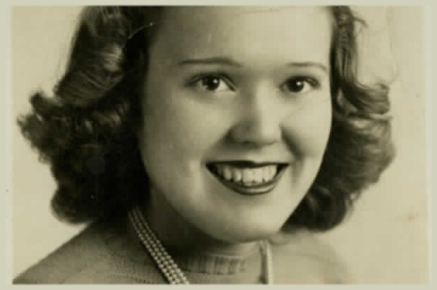 A photo of the author's mother.