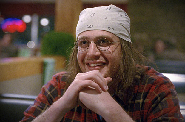 Jason Segel as David Foster Wallace in "The End of the Tour" (A24)