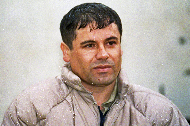 Joaquín Guzmán Loera, pictured in 1993 (AP/Damian Dovarganes)