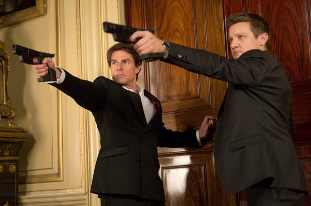 Tom Cruise and Jeremy Renner in "Mission: Impossible - Rogue Nation" (Paramount Pictures)