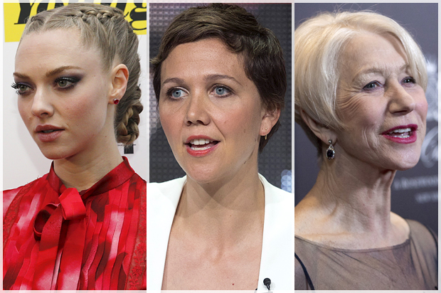 Amanda Seyfried, Maggie Gyllenhaal, Helen Mirren (Reuters/Shannon Stapleton/Mario Anzuoni/Andrew Kelly)