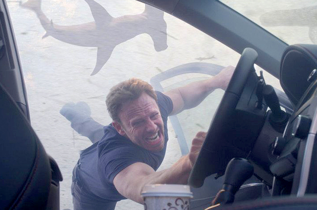 Ian Ziering in "Sharknado 3: Oh Hell No!" (SyFy Media, LLC)