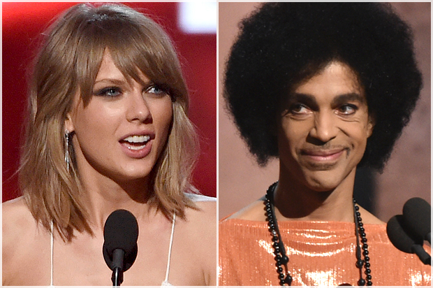 Taylor Swift, Prince (AP/Chris Pizzello/John Shearer)